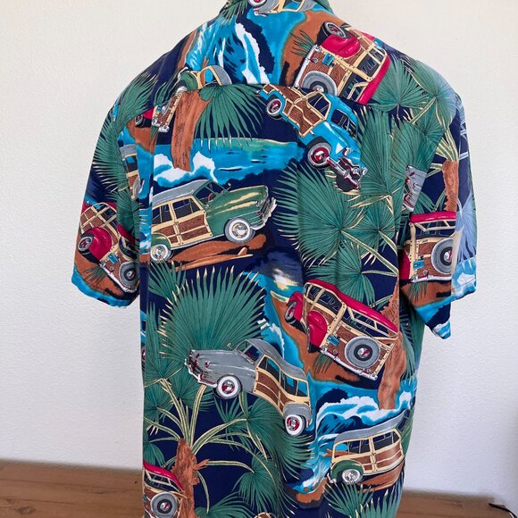 Diamond Head Sportswear Hawaiian Shirt - Car Lovers - Size XL - Picture 7 of 9